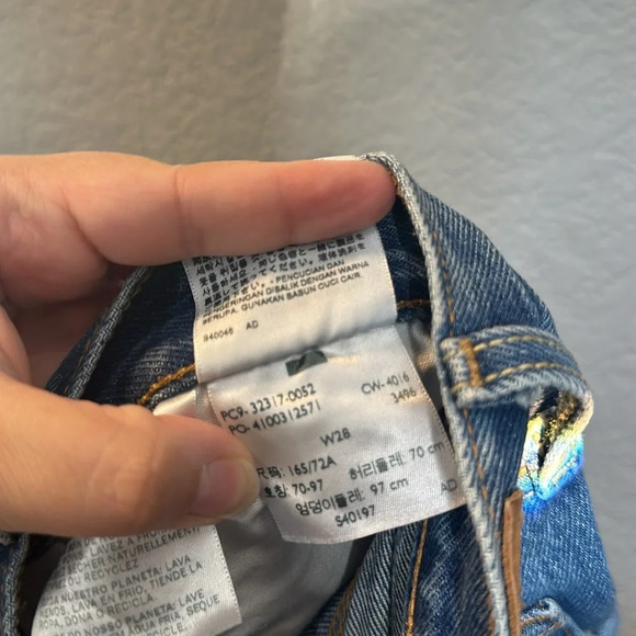 Levi’s 501 denim Jean shorts size 28 - Picture 4 of 4